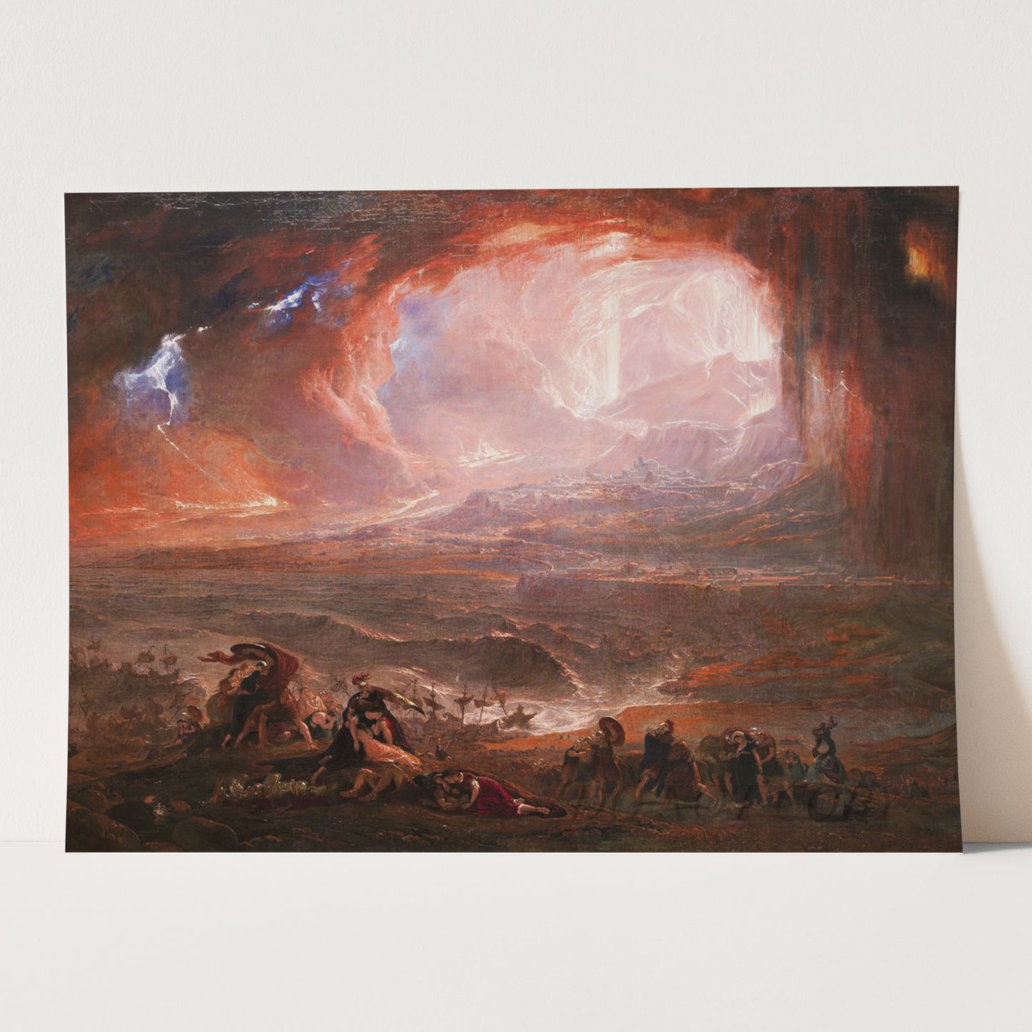 The Destruction of Pompeii and Herculaneum (1822) by John Martin