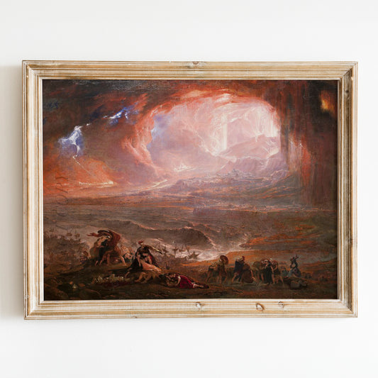 The Destruction of Pompeii and Herculaneum (1822) by John Martin