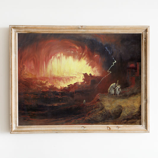 The Destruction of Sodom and Gomorrah (1852) by John Martin