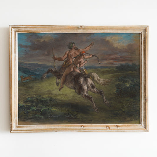 The Education of Achilles (1862) by Eugène Delacroix