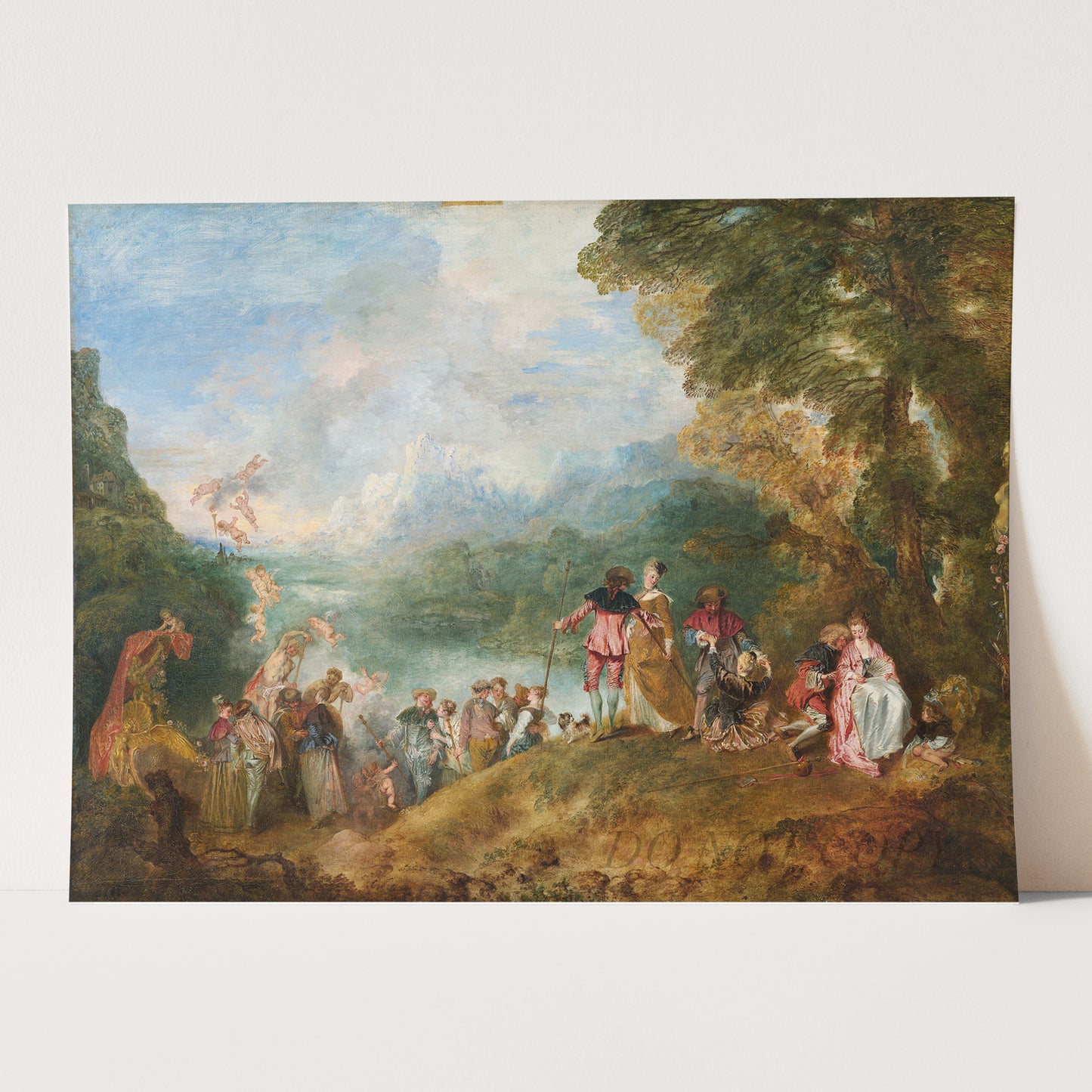 The Embarkation for Cythera (1717) by Jean-Antoine Watteau