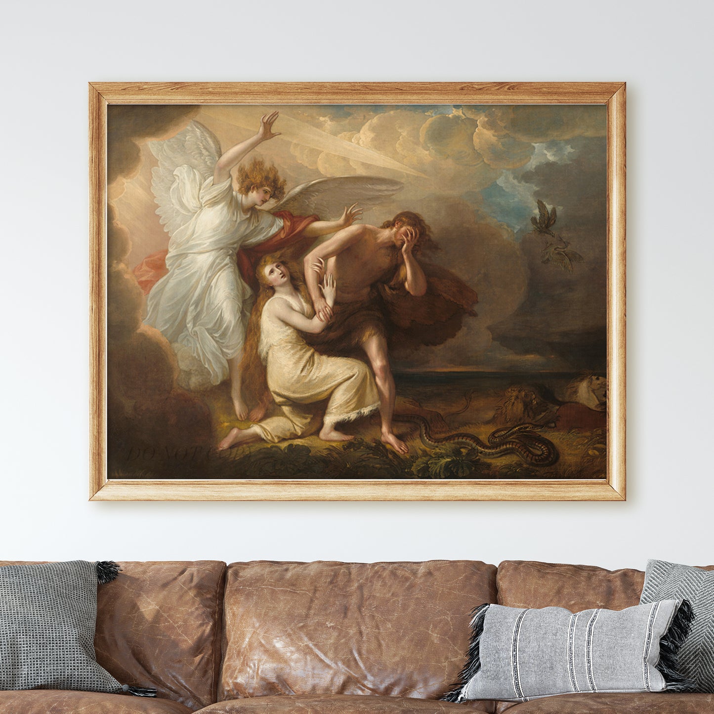 The Expulsion of Adam and Eve from Paradise (1791) by Benjamin West