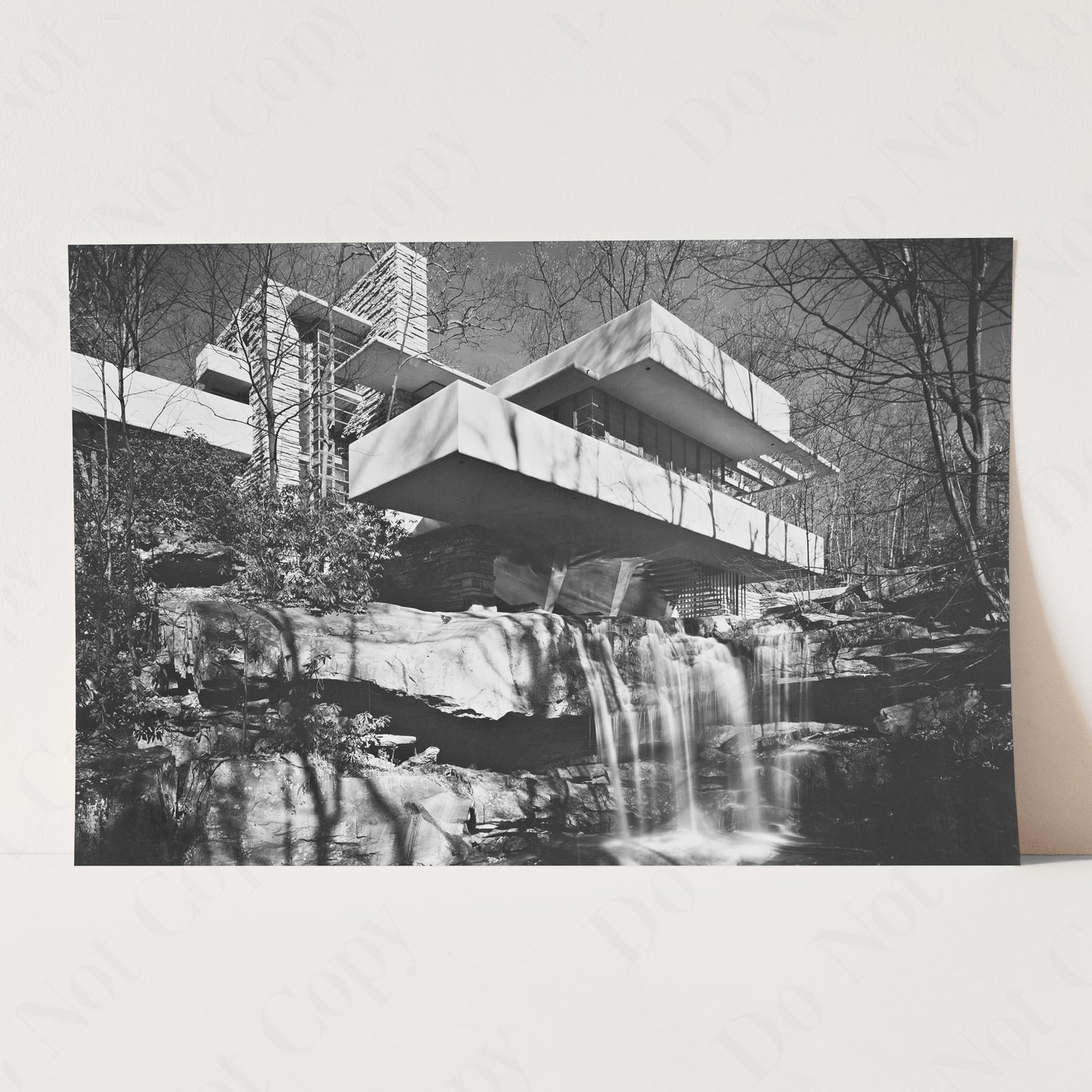 The Falling Water Dwelling 1939 by Frank Lloyd Wright