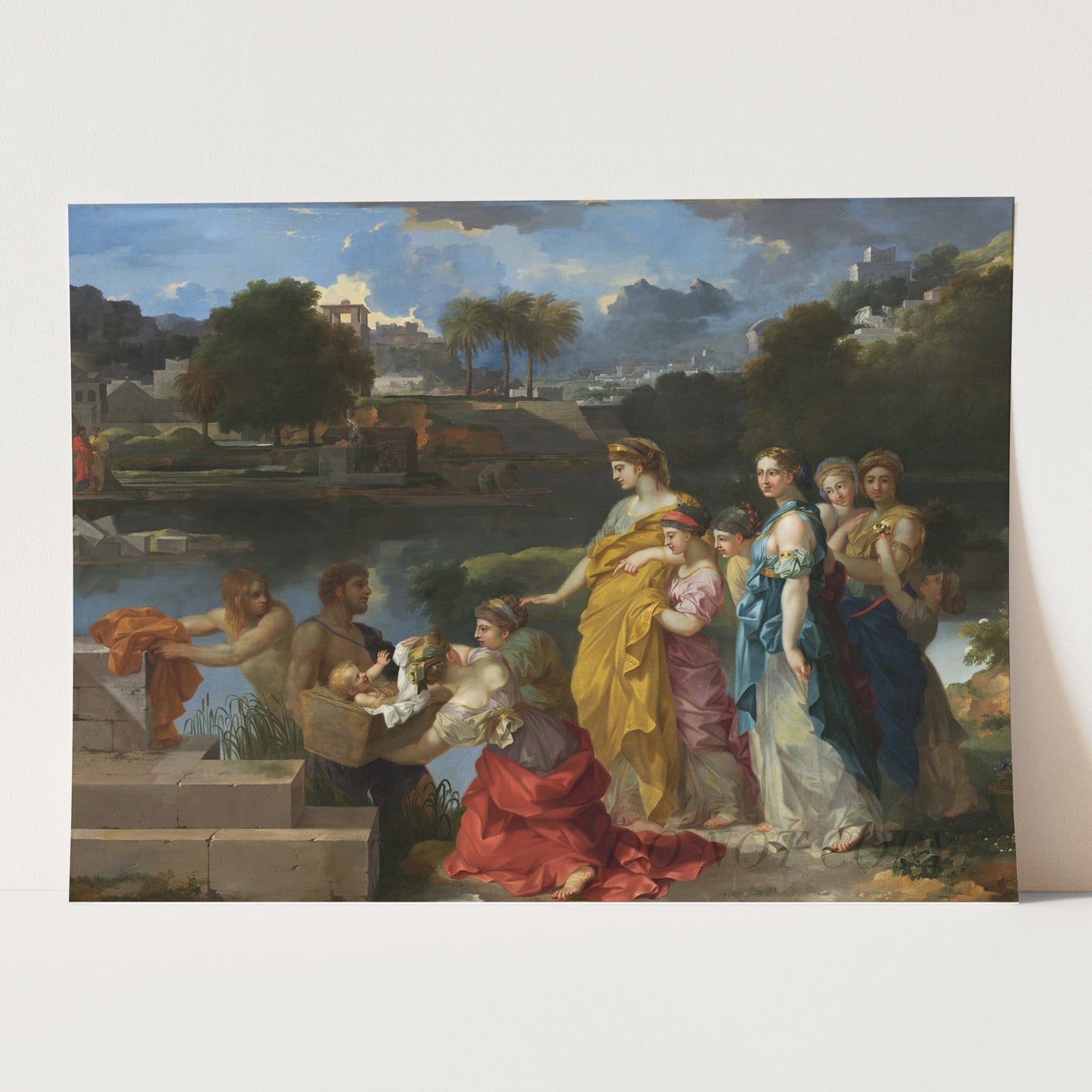 The Finding of Moses by Sébastien Bourdon