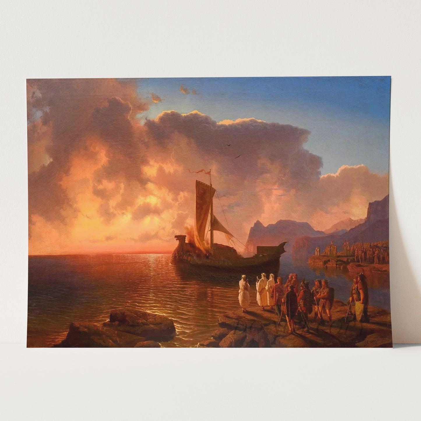 The Funeral of a Viking King by Maximilian Haushofer