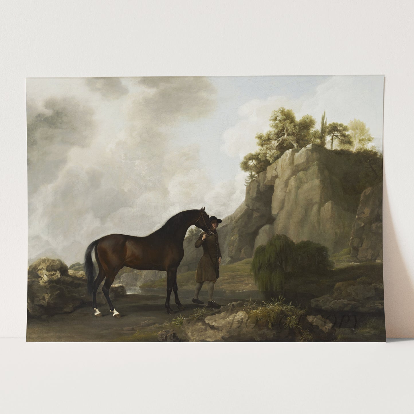 The Marquess of Rockingham's Arabian Stallion by George Stubbs