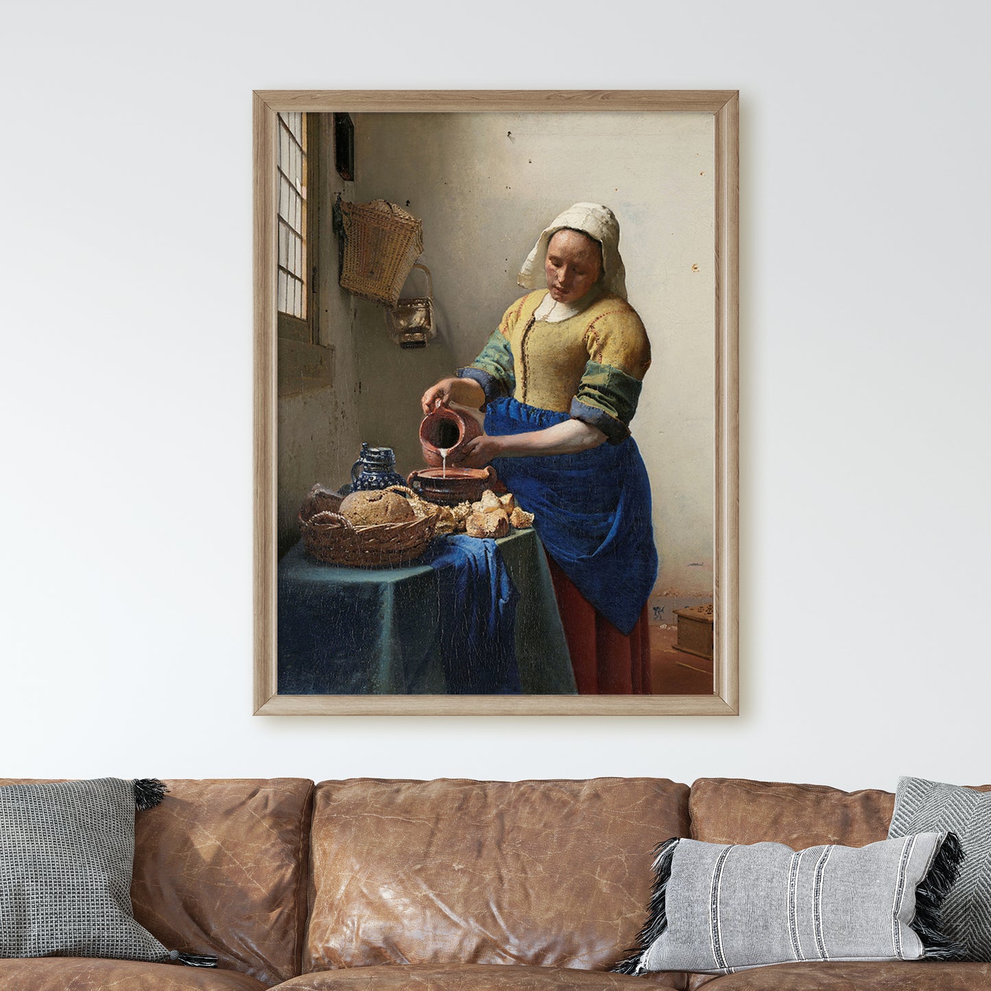 The Milkmaid by Johannes Vermeer