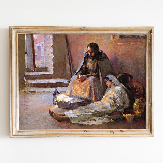 The Nativity By Gari Melchers