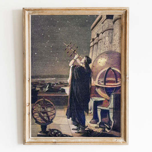 The Observatory of Alexandria (1880) by Camille Flammarion