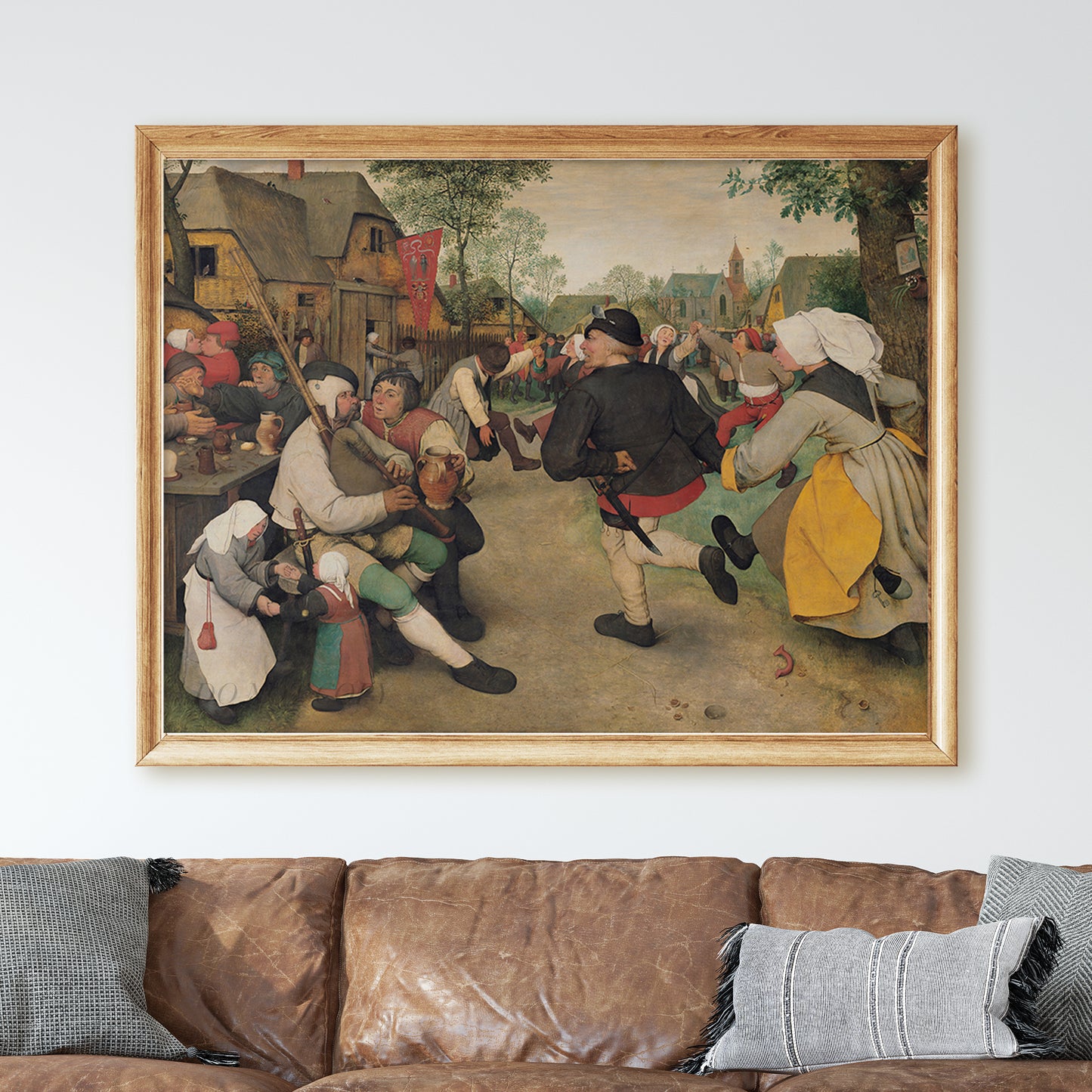 The Peasant Dance by Pieter Bruegel the Elder
