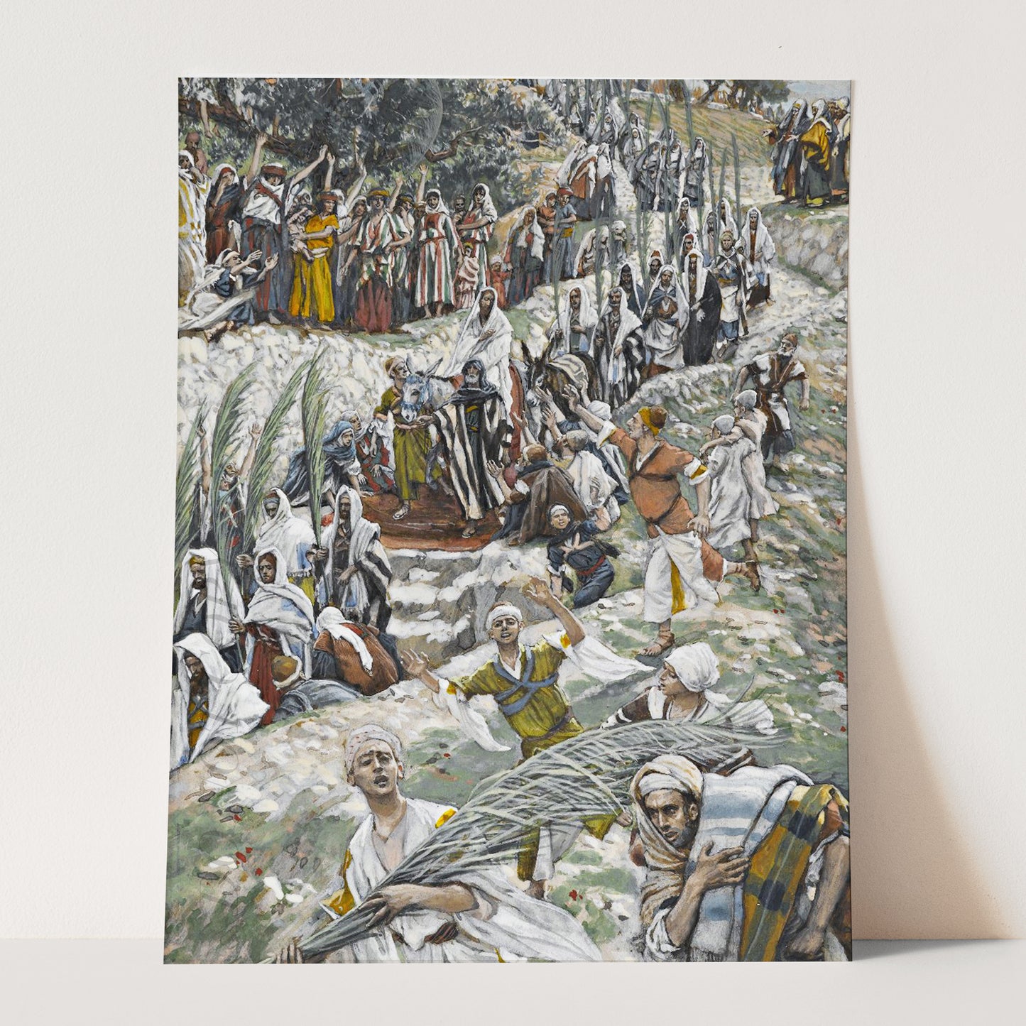 The Procession On The Mount Of Olives