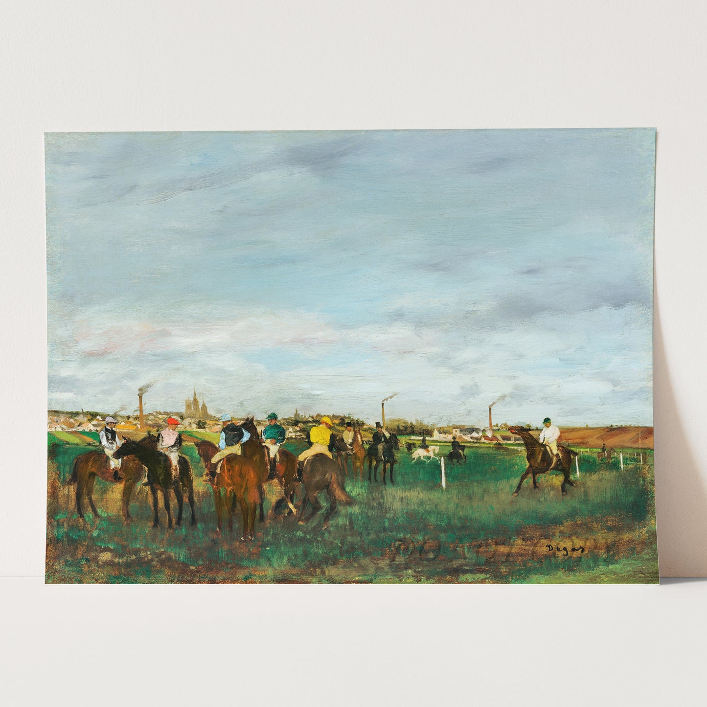 The Races (1871–1872) by Edgar Degas