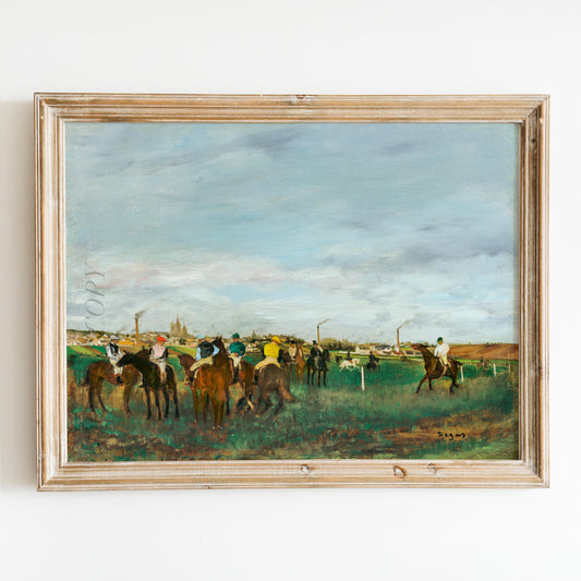 The Races (1871–1872) by Edgar Degas