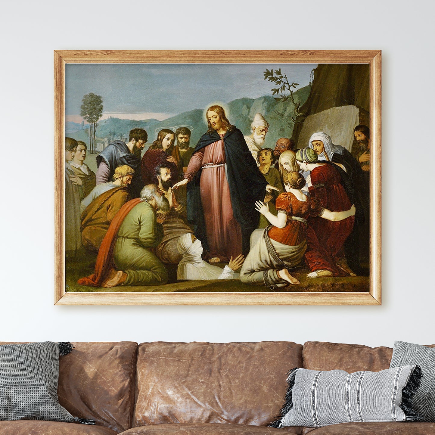 The Raising of Lazarus (1808) by Johann Friedrich Overbeck