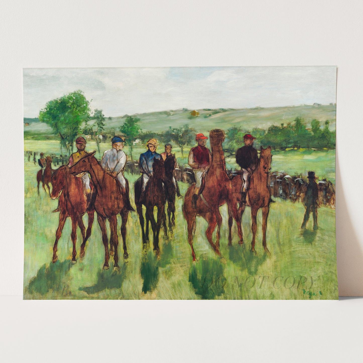 The Riders (1885) by Edgar Degas