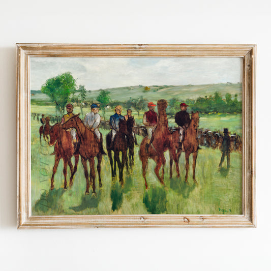 The Riders (1885) by Edgar Degas