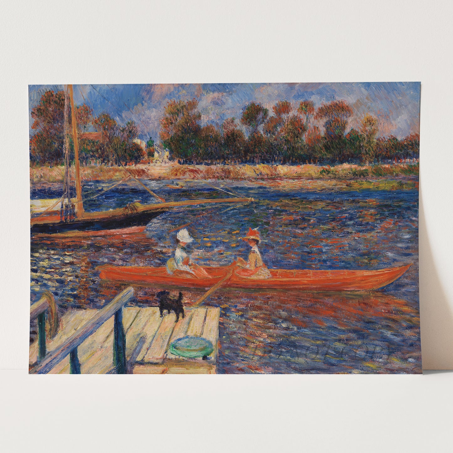 The Seine at Argenteuil (1888) by Pierre Auguste Renoir