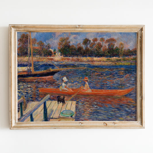 The Seine at Argenteuil (1888) by Pierre Auguste Renoir