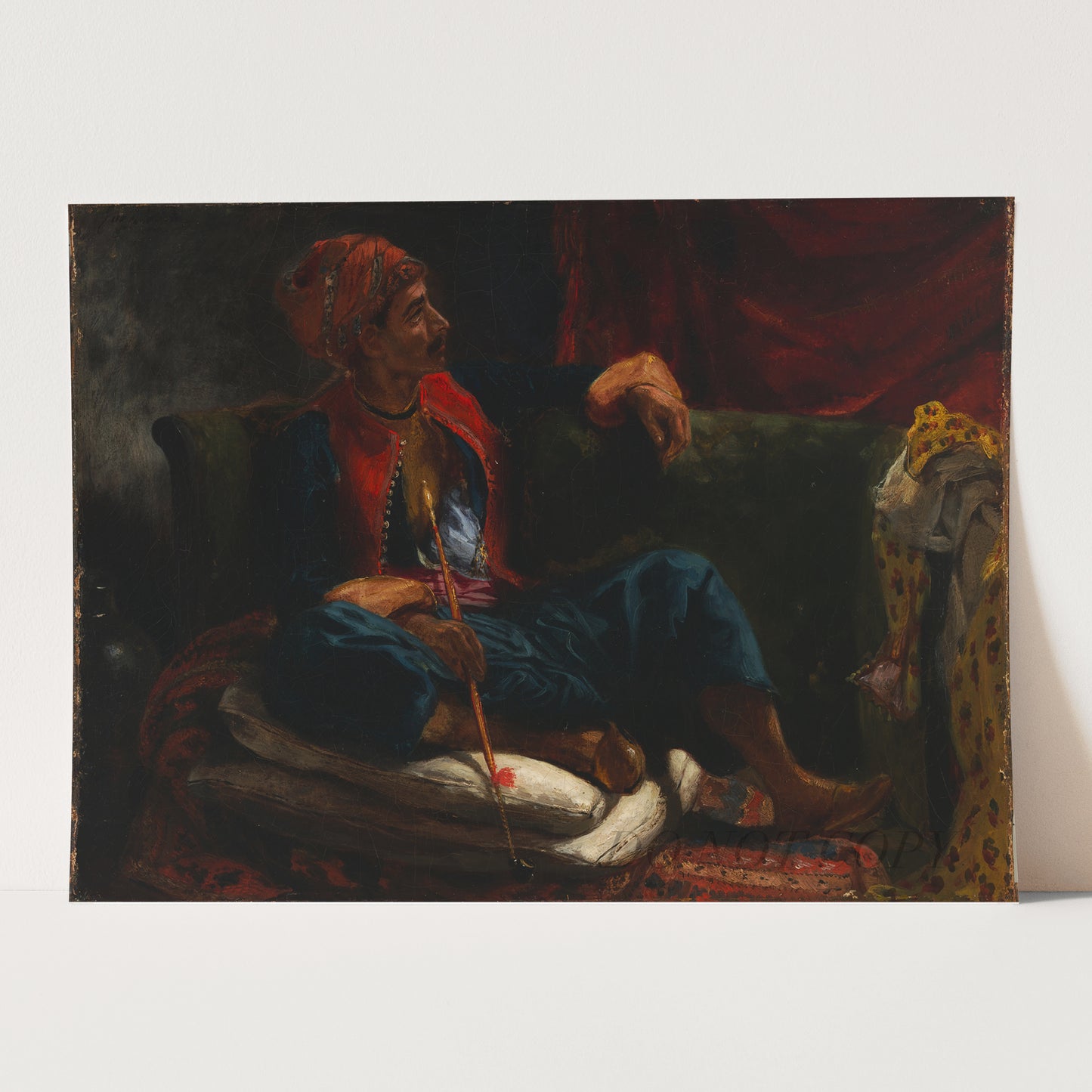 The Smoker by Eugène Delacroix