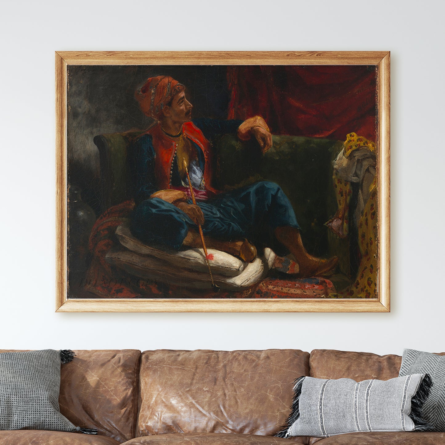The Smoker by Eugène Delacroix