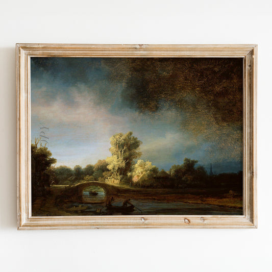 The Stone Bridge By Rembrandt