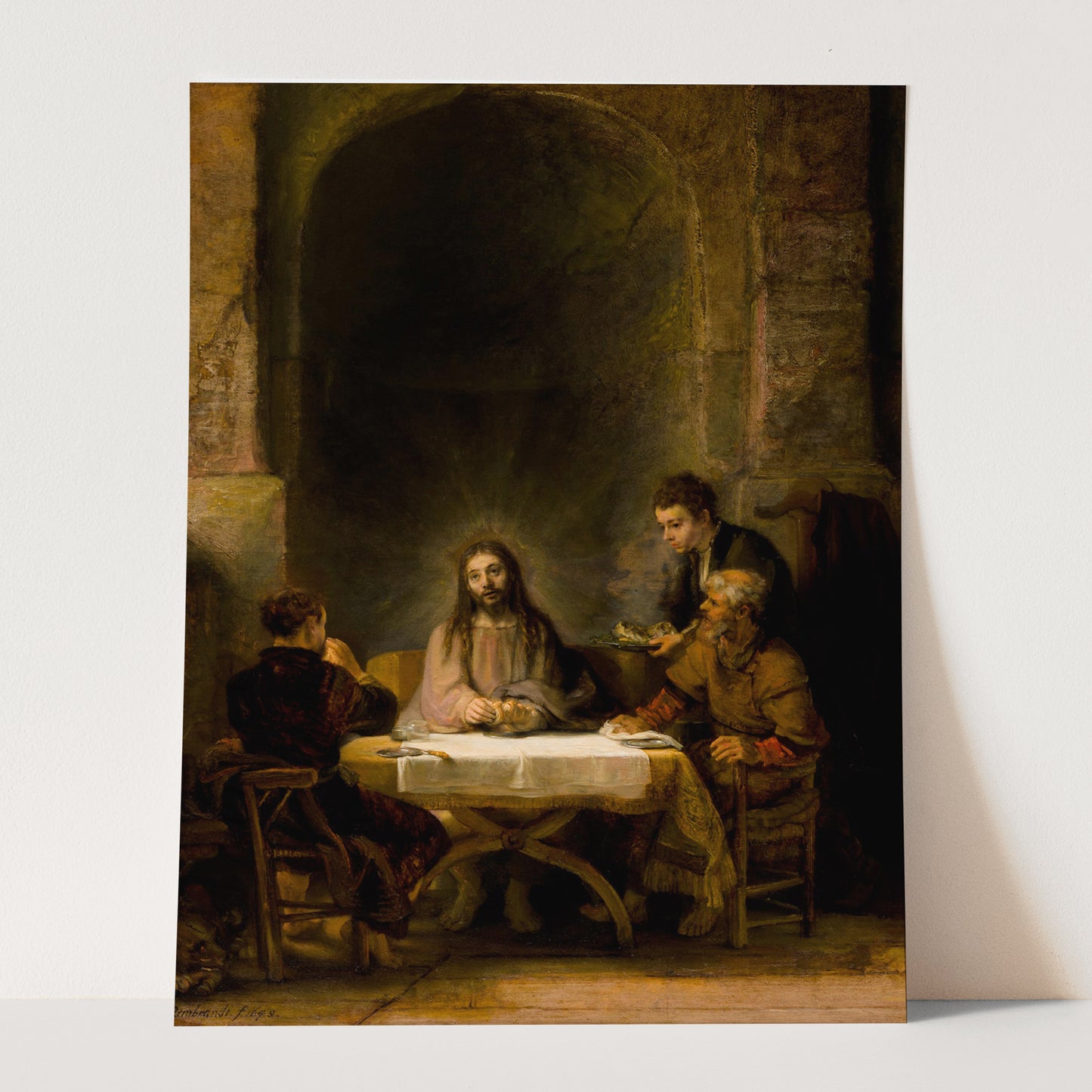 The Supper At Emmaus by Rembrandt