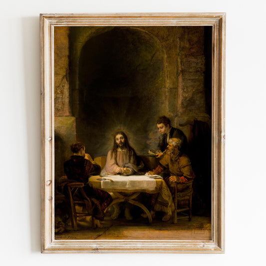 The Supper At Emmaus by Rembrandt