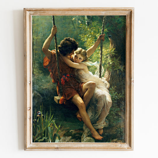 The Swing (Springtime) - Pierre Auguste Cot