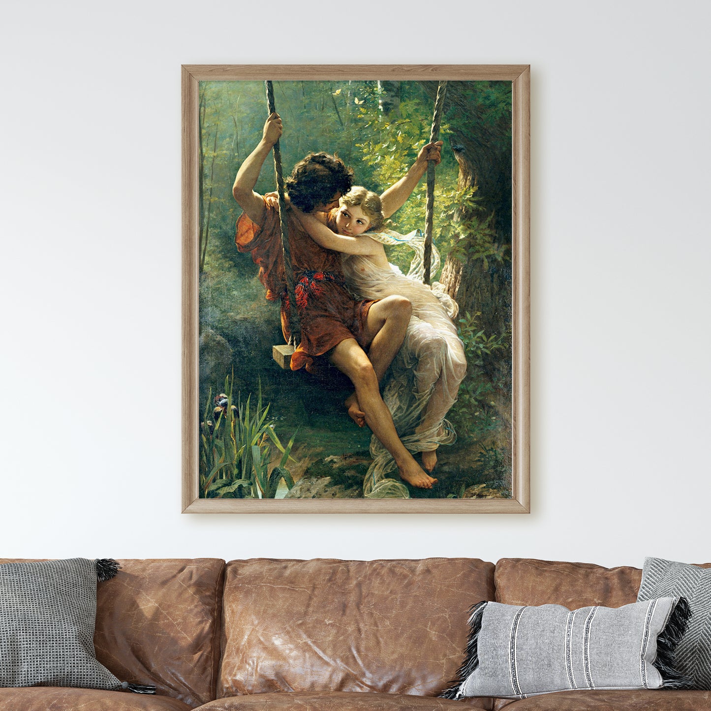 The Swing (Springtime) - Pierre Auguste Cot