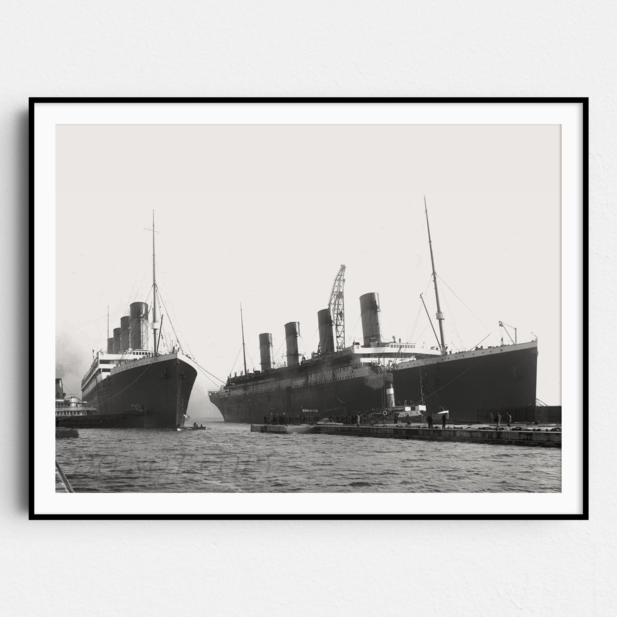 The Titanic and Olympic Wall Art Poster Prints – Prints Limited The Titanic and Olympic Wall Art Poster Prints – Prints Limited
