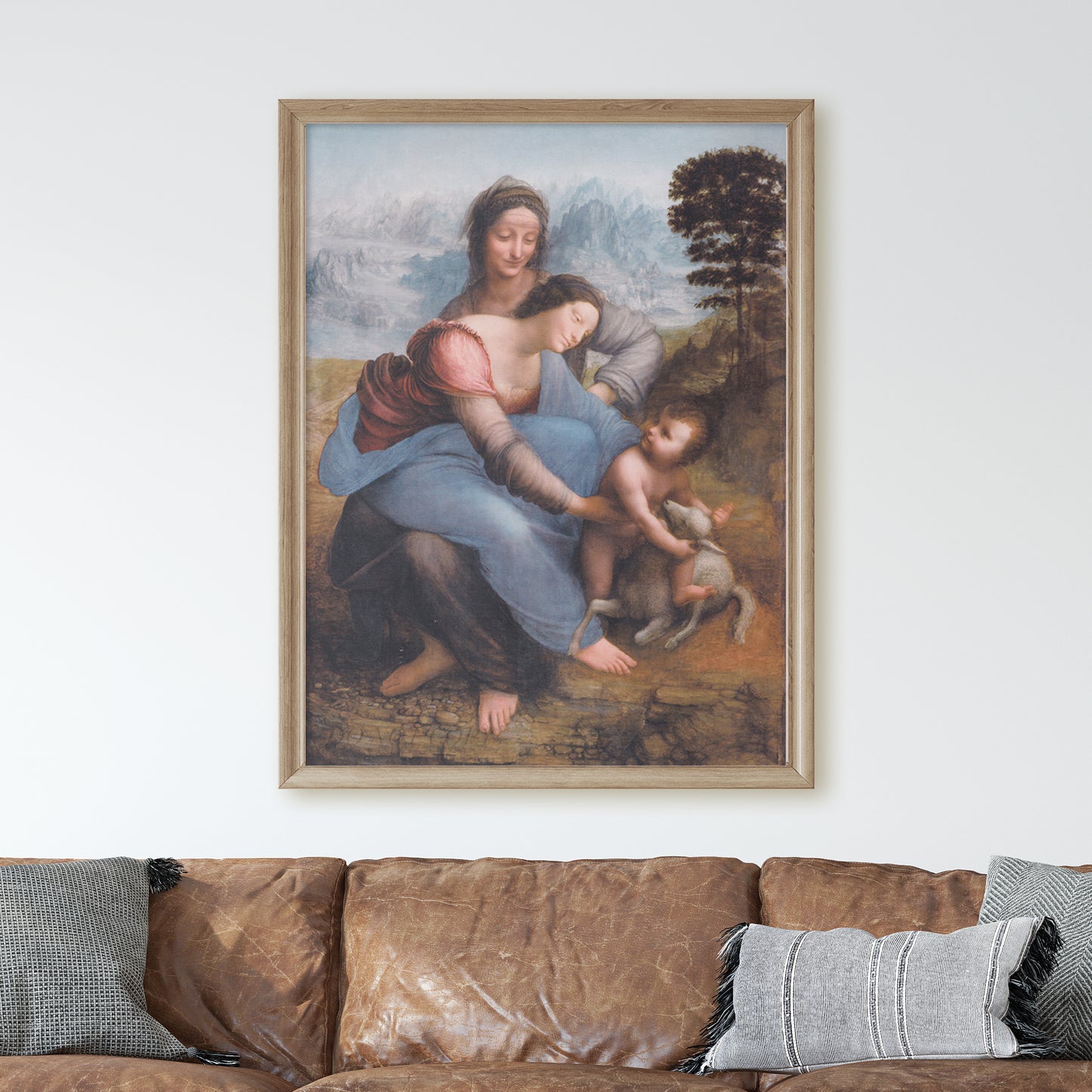 The Virgin and Child with Saint Anne by Leonardo da Vinci