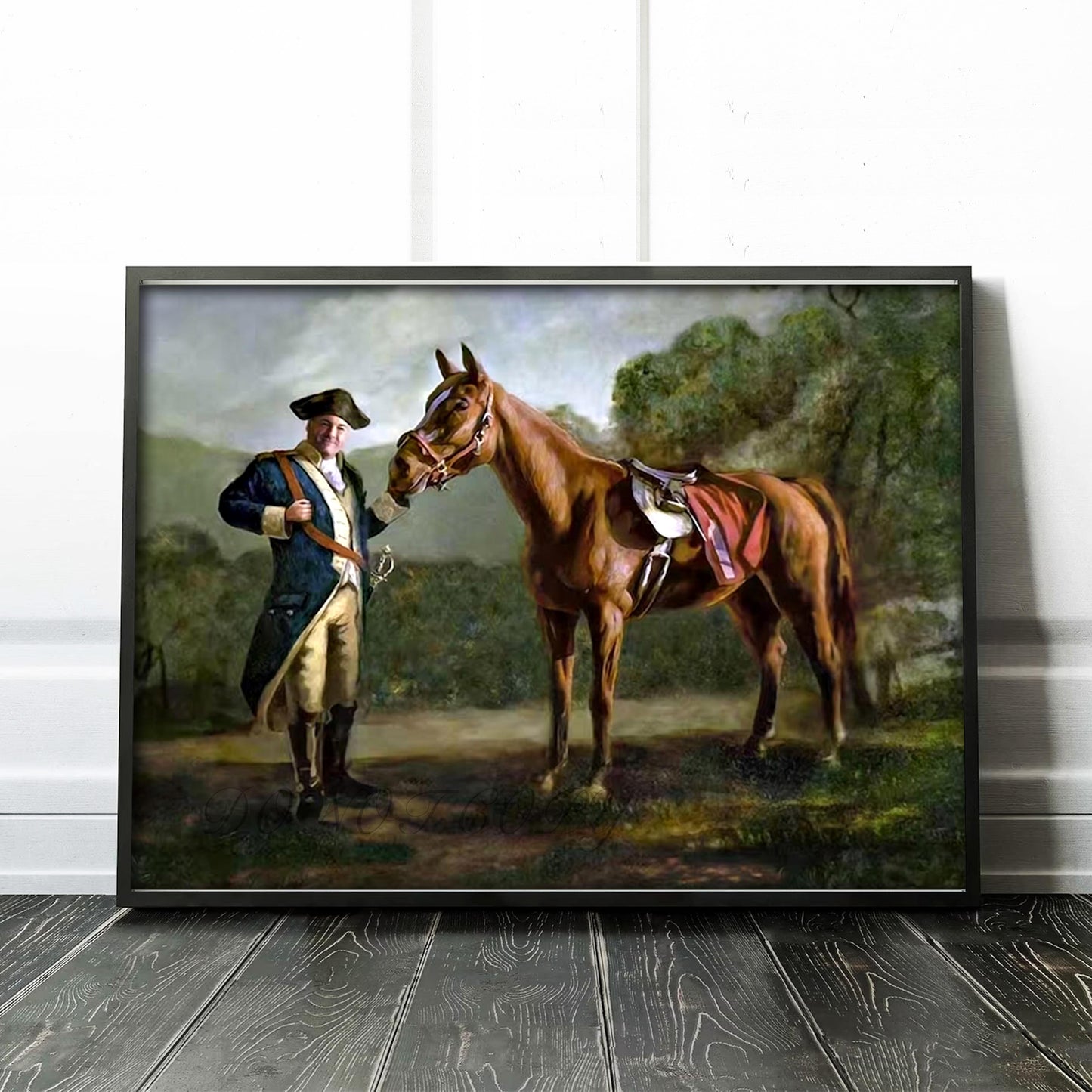 Pie O My Painting in The Sopranos: Tony with Pie-O-My Horse "Napoleon Style"