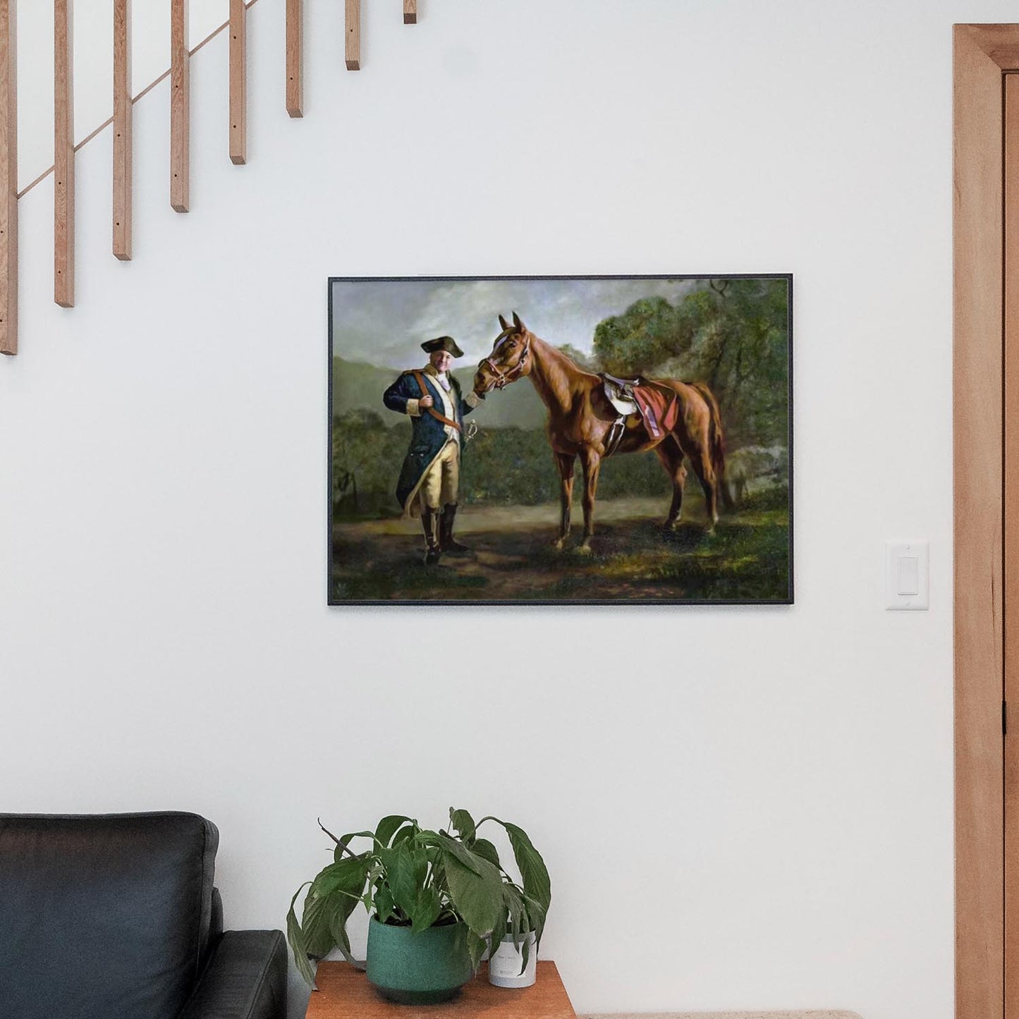 Pie O My Painting in The Sopranos: Tony with Pie-O-My Horse "Napoleon Style"