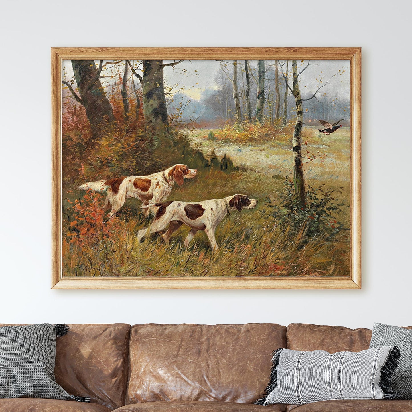 Two English Pointer Dogs