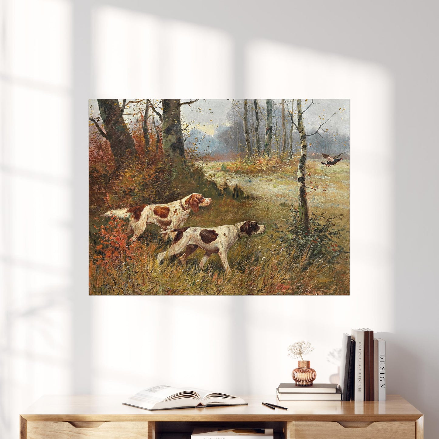Two English Pointer Dogs