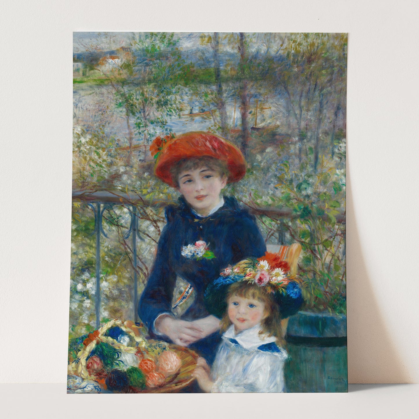 Two Sisters (On the Terrace) (1881) by Renoir