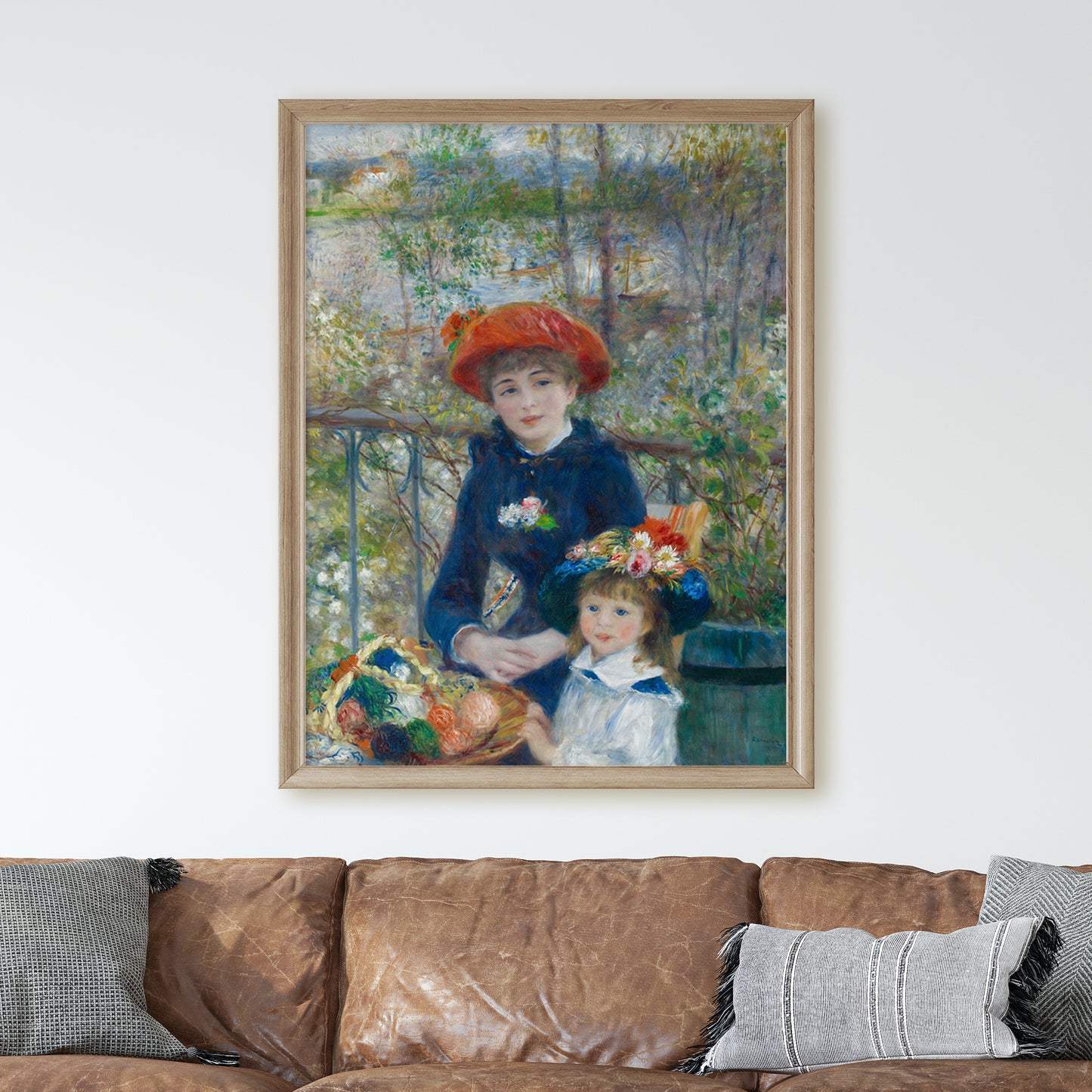Two Sisters (On the Terrace) (1881) by Renoir