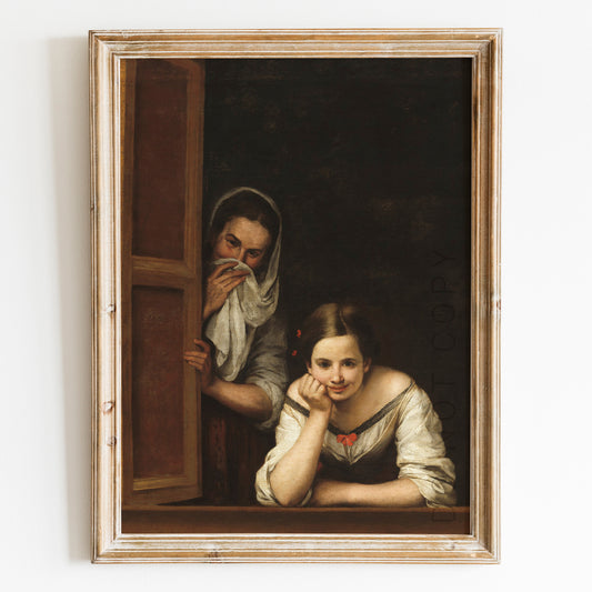 Two Women At A Window