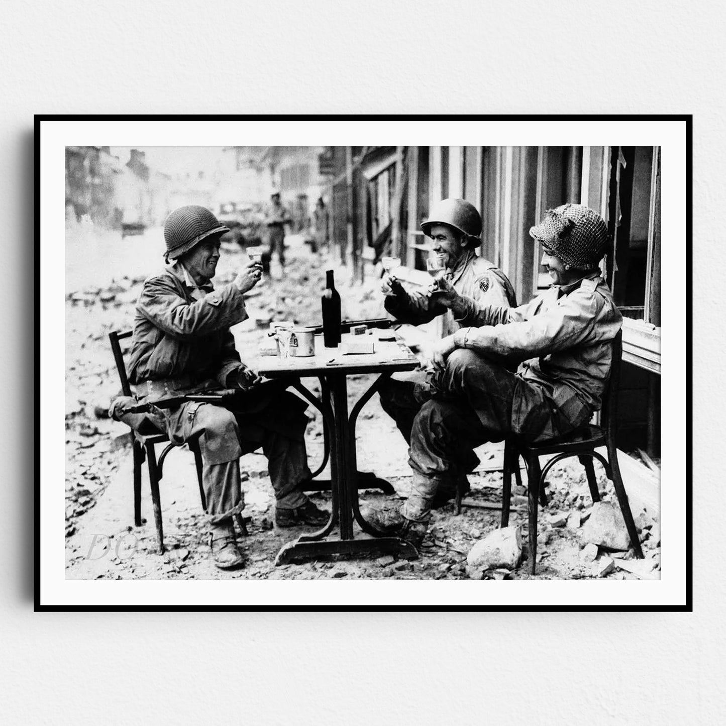 Soldiers Drinking Champagne, World War Two