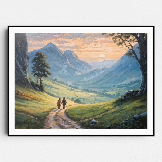 The Lord Of The Rings - Frodo And Sam Leaving The Shire