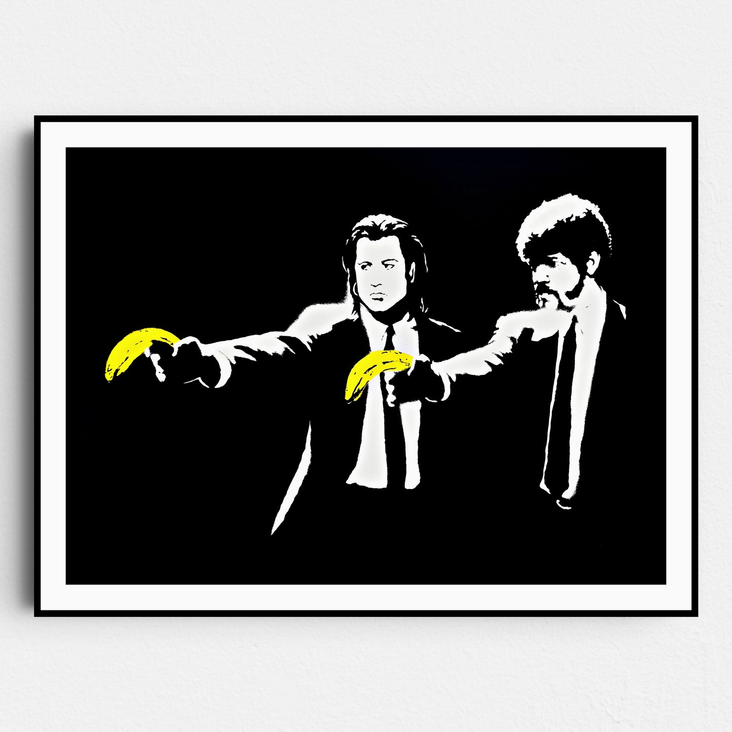 Pulp Fiction Bananas Banksy