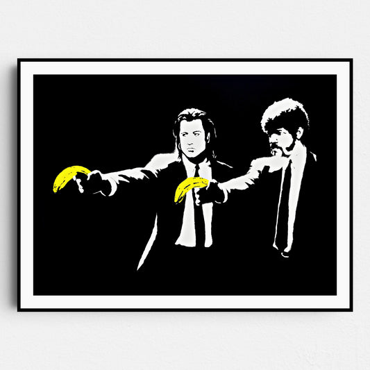 Pulp Fiction Bananas Banksy