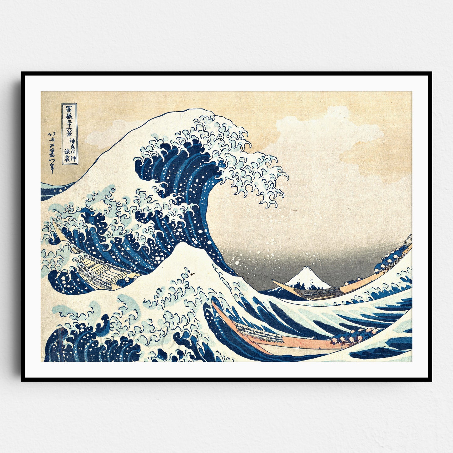 The Great Wave off Kanagawa Japanese Tsunami