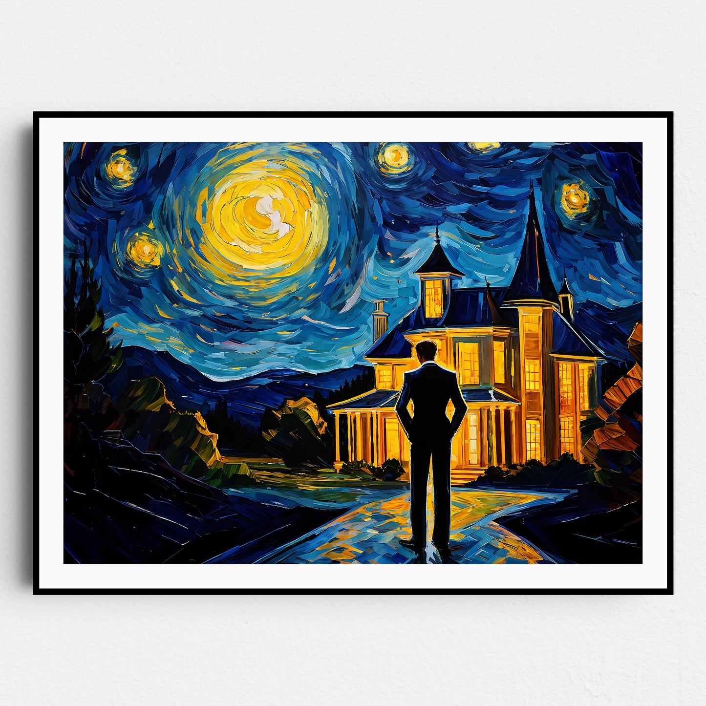 The Great Gatsby as Van Gogh Starry Night