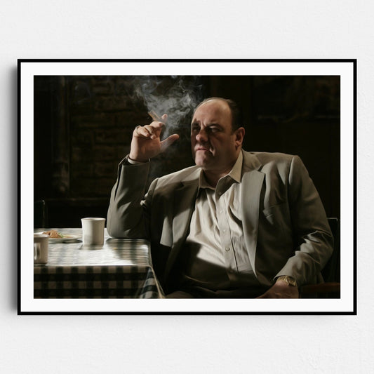 The Sopranos - Tony Soprano Smoking A Cigar