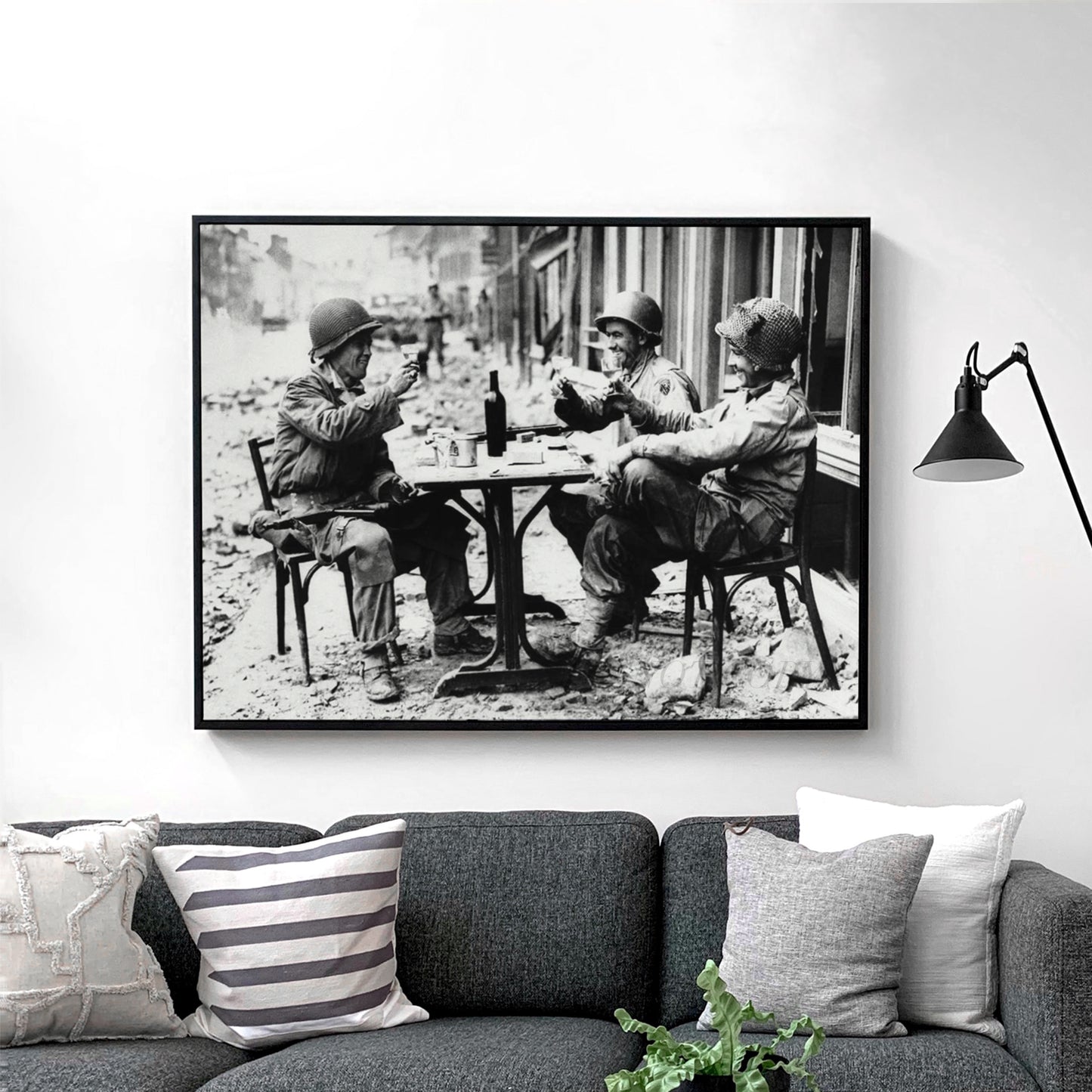Soldiers Drinking Champagne, World War Two