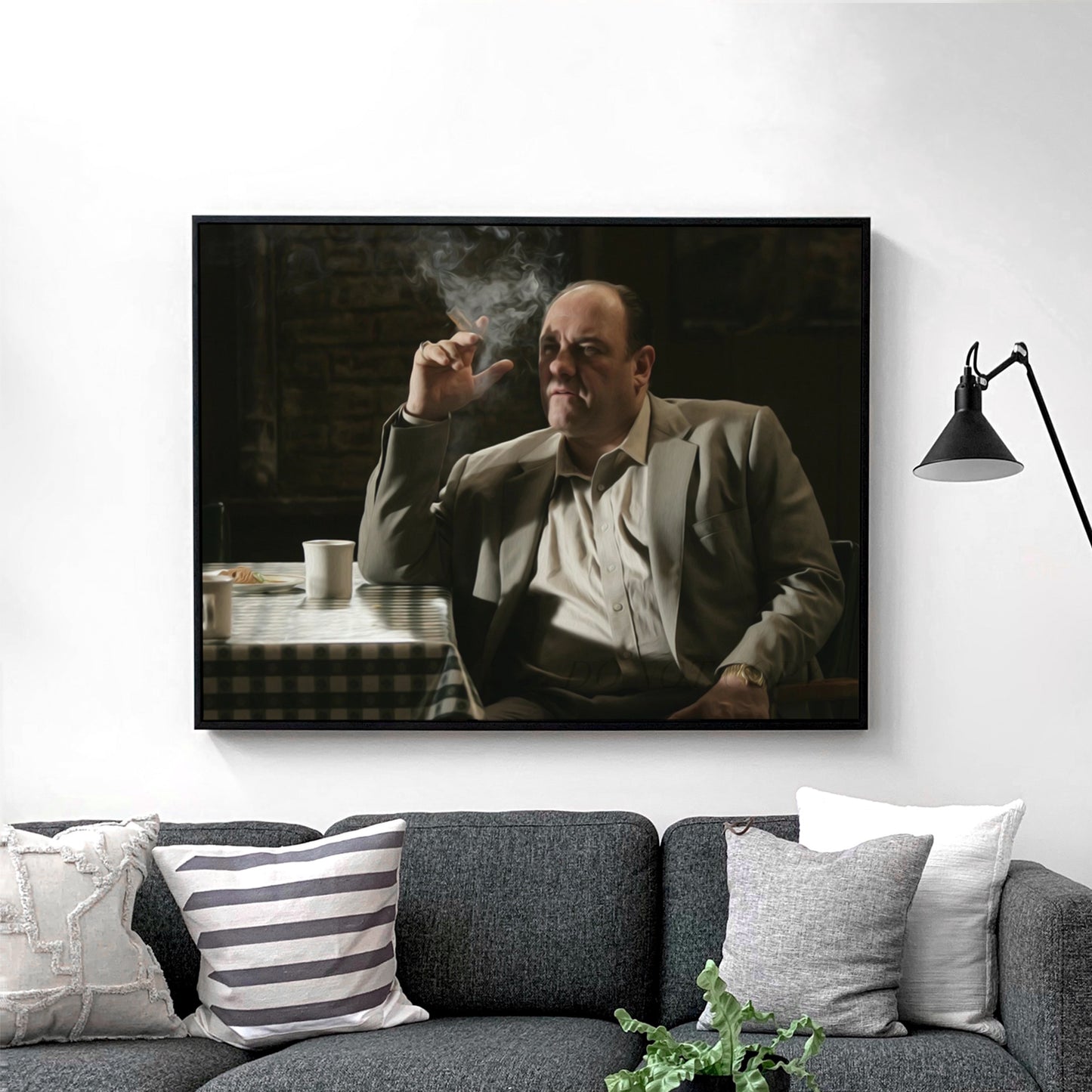 The Sopranos - Tony Soprano Smoking A Cigar