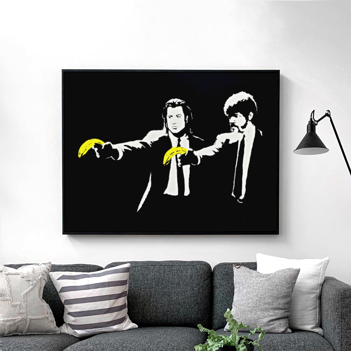 Pulp Fiction Bananas Banksy
