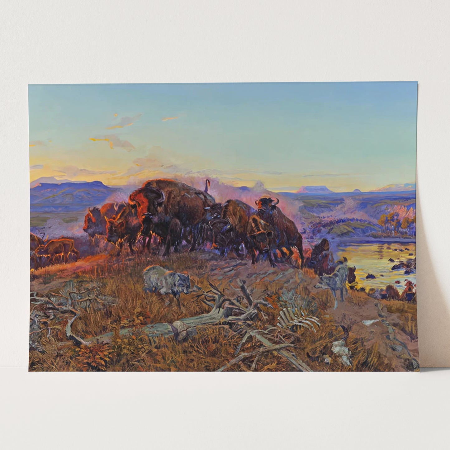 When the Land Belonged to God by Charles Marion Russell