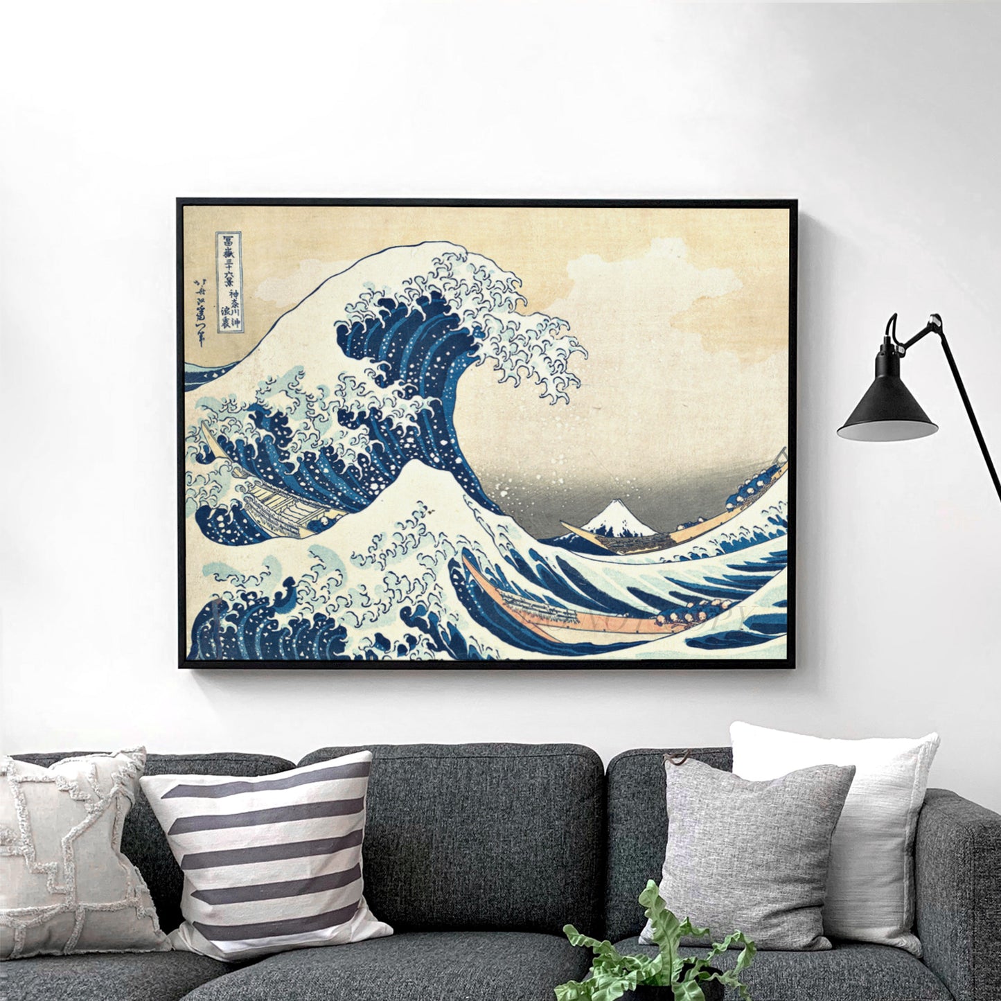 The Great Wave off Kanagawa Japanese Tsunami